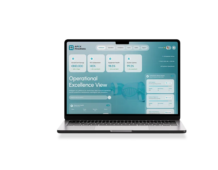 Industrial IoT infrastructure connecting machines, sensors, and cloud platforms for smart manufacturing