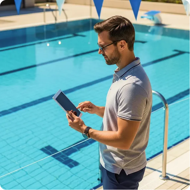 Automated swimming pool management system using IoT sensors for water quality and equipment control