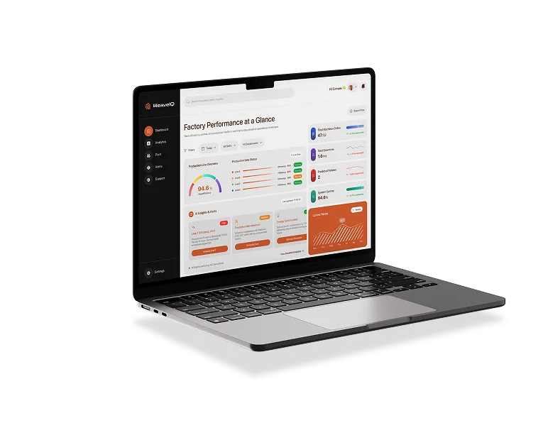 Performance tracking dashboard displaying real-time operational metrics and analytics insights