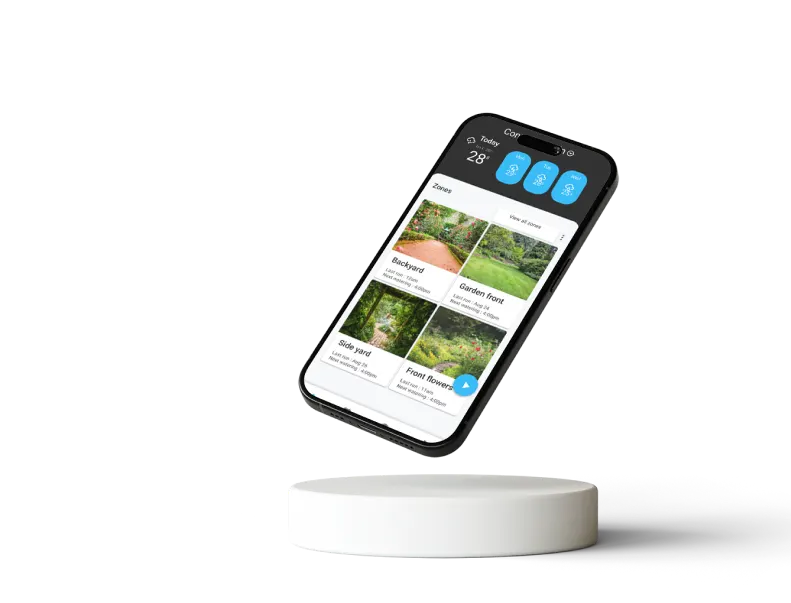 Smart garden IoT system monitoring soil moisture, irrigation, and plant health using connected sensors
